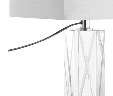 Sullivan 26.5" Crystal LED Table Lamp - JONATHAN Y